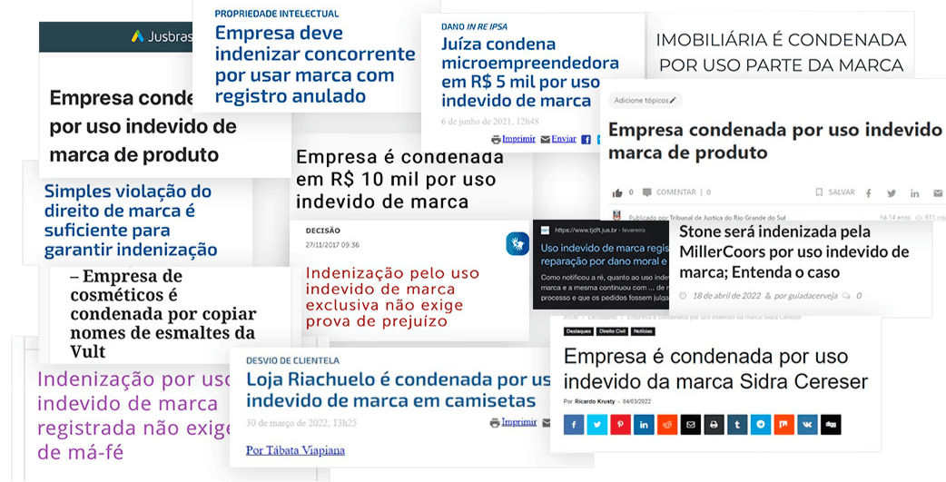 Notícias sobre riscos de marca